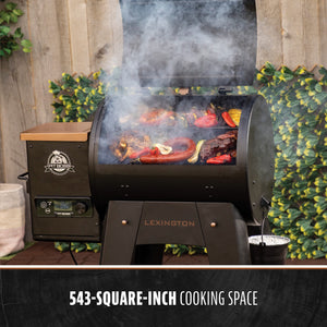 Pit Boss Lexington Wood Fired Pellet Grill and Smoker with Flame Broiler - image 4 of 6