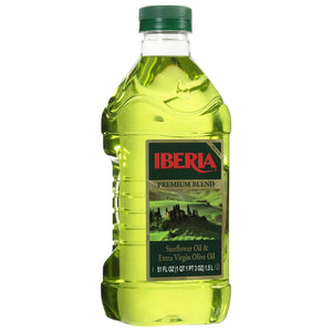 Iberia Premium Blend Sunflower Oil & Extra Virgin Olive Oil 51 fl oz — grocery product, view 3