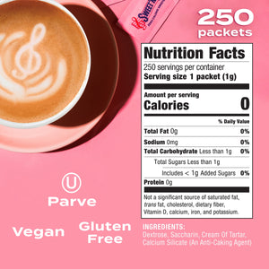 Sweet'N Low Zero Calorie Sweetener, 250 count, 8.8 oz — grocery product, view 4