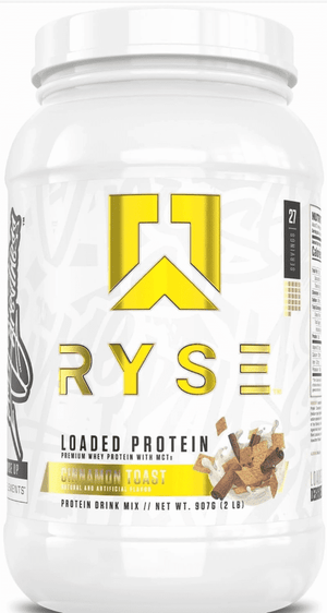 RYSE Loaded Protein Powder - Cinnamon Toast - 20 Servings — sports nutrition product, view 3