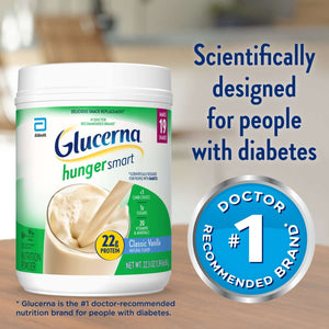 Glucerna Hunger Smart Diabetes Care Powder, Classic Vanilla, 22.3 Oz — sports nutrition product, view 3