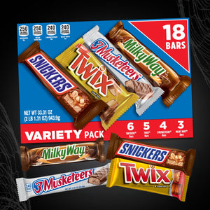 Mars Snickers, Twix, Milky Way & More Assorted Milk Chocolate Candy Bars - 18 Bars — grocery product, view 3