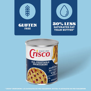 Crisco All-Vegetable Shortening, Gluten Free Shortening, 48 oz Resealable Can — grocery product, view 7