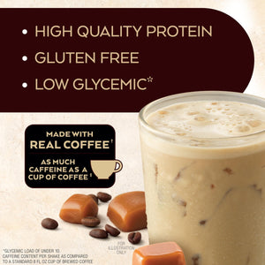 Atkins Café Caramel Iced Coffee Flavor High Protein Shake, 15g of Protein, 1g Sugar — coffee and drinks product, view 5