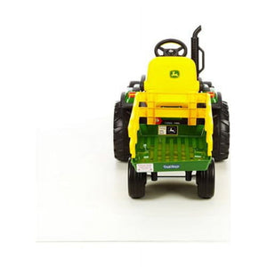 12 V Peg Perego John Deere Ground Force Extra-Large 12 Volt Ride-On Tractor with Trailer & FM Radio - image 5 of 6