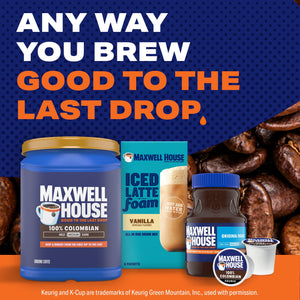 Maxwell House 100% Colombian Ground Coffee, 35.7 oz Canister — coffee and drinks product, view 8