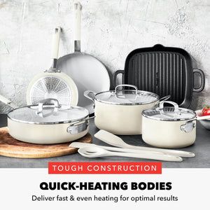 GreenPan Bobby Flay Aluminum Ceramic Nonstick 12-Piece Cookware Set - image 6 of 6