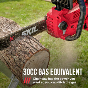 SKIL PWR CORE 40V Brushless 14-Inch Chainsaw Kit with 4.0Ah Battery and 60W Charger - image 5 of 6