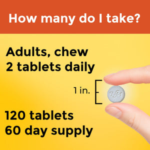 Nature Made Extra Strength Dosage Chewable Vitamin C Tablets, 1000mg per Serving, 120 Count — supplement pack, view 7