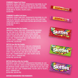 Mars Mixed Skittles & Starburst Variety Pack Chewy Candy Assortment -18 Bars Box — grocery product, view 7