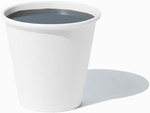 Coffee Cup Single Wall 8oz (1000/case) — catering supply