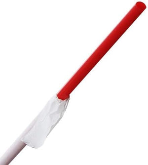 Giant Red Straw 10.25" (1200/case) — catering supply