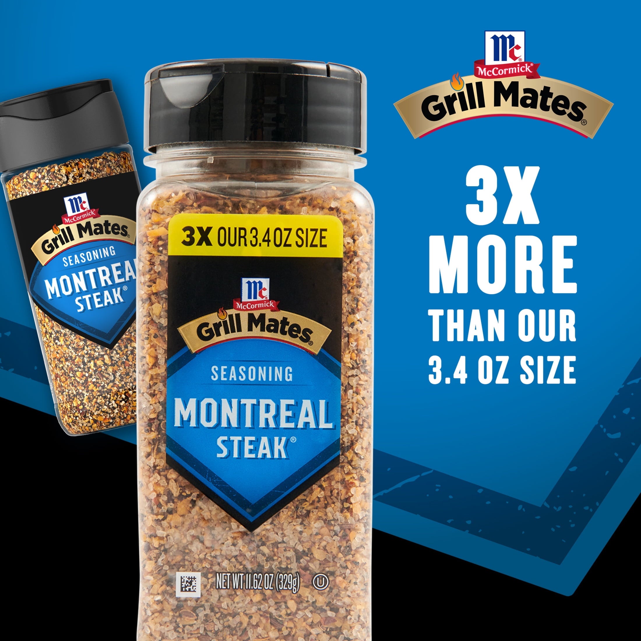 Grill Mates Montreal Steak Seasoning, 11.62 oz Bottle — coffee and drinks product, view 3