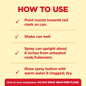 PAM Original Non-Stick Cooking Spray, Canola Oil Blend, Great for Air Fryer, Baking & Grilling — grocery product, view 5
