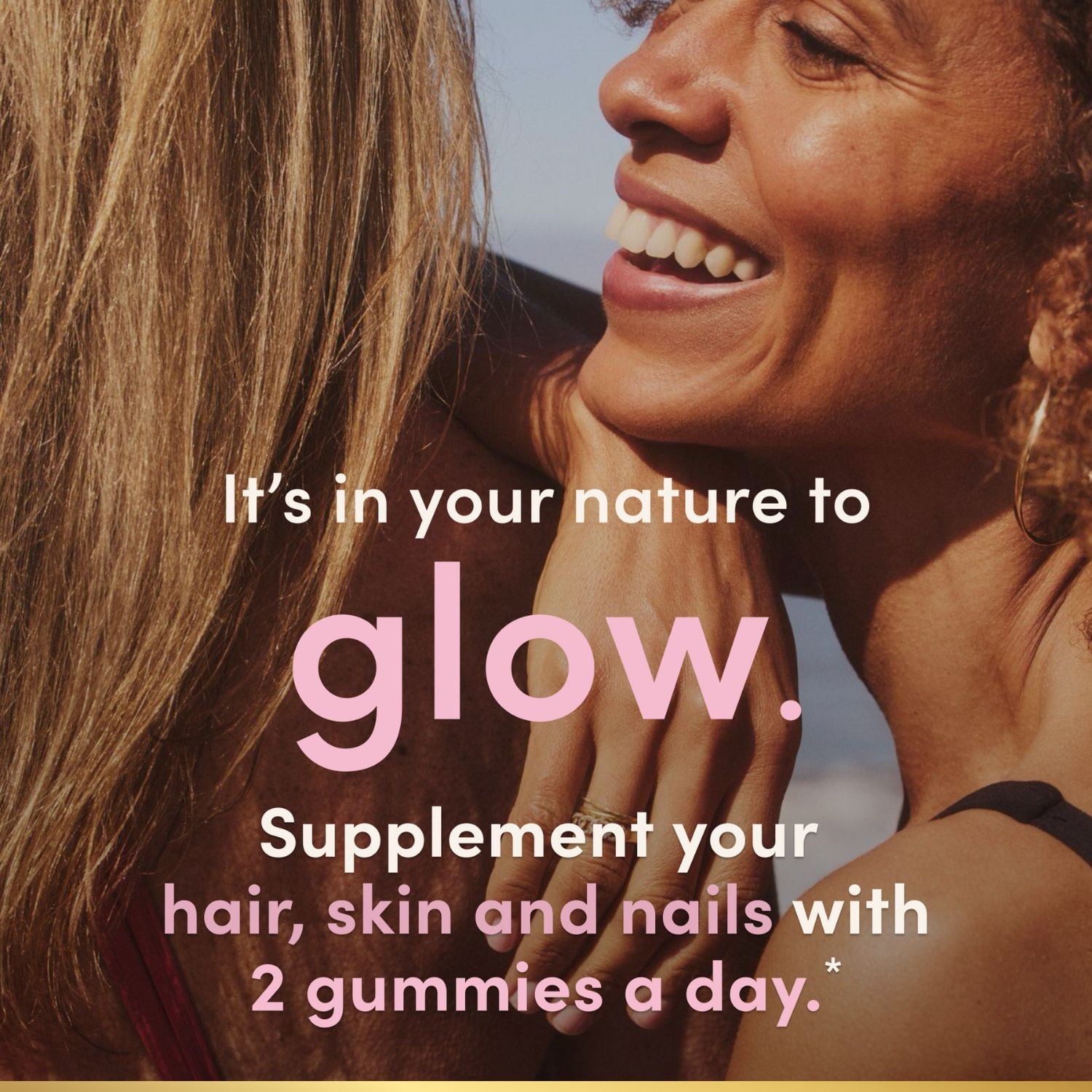 Nature's Bounty Hair, Skin and Nails Strawberry Gummies, 2500mcg Biotin, 180 Ct. — supplement pack, view 5
