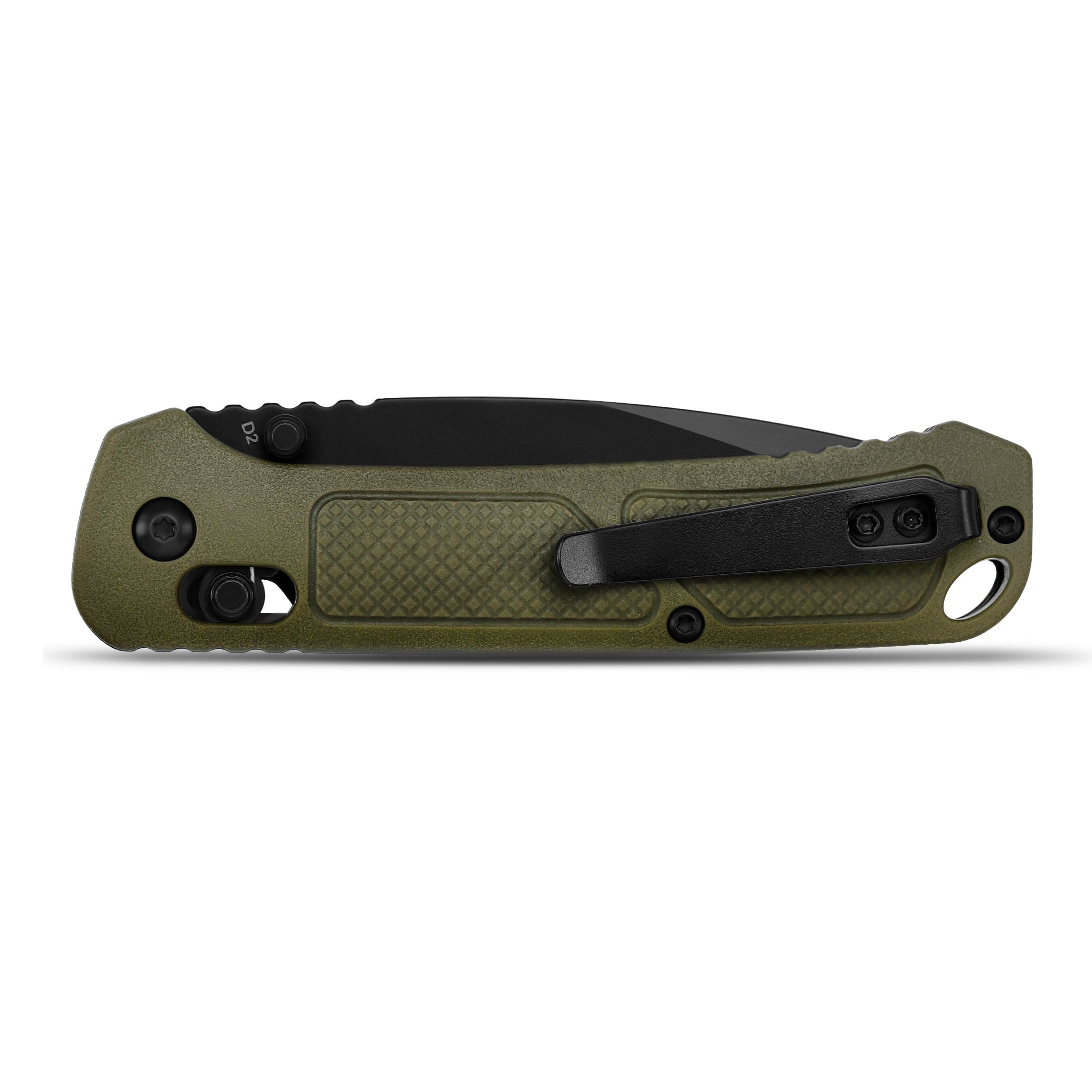 Ozark Trail 7.5 inch Folding Knife,D2 Blade,Ball Bearing,OD Green Handle — sports and outdoor product, view 3