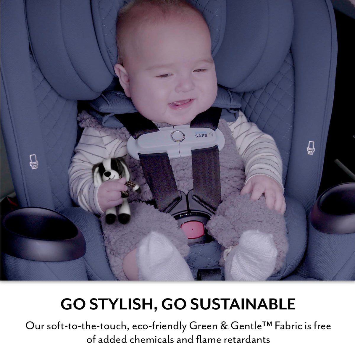 Evenflo Revolve360 Slim 2-in-1 Rotating Car Seat with Green & Gentle Fabric (Quartz) - image 6 of 6
