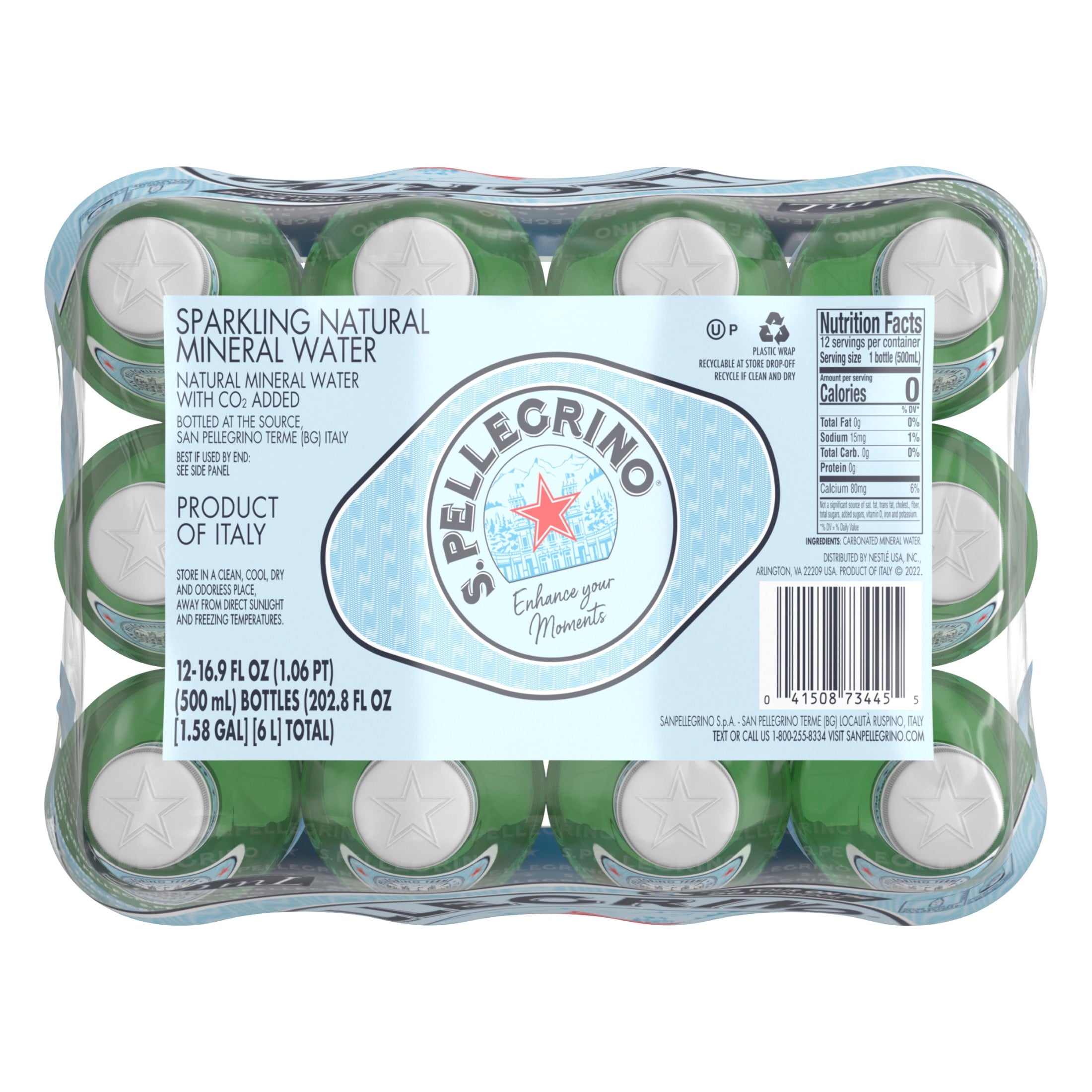 Sanpellegrino S.Pellegrino Sparkling Natural Mineral Water, 16.9 fl oz. — coffee and drinks product, view 13