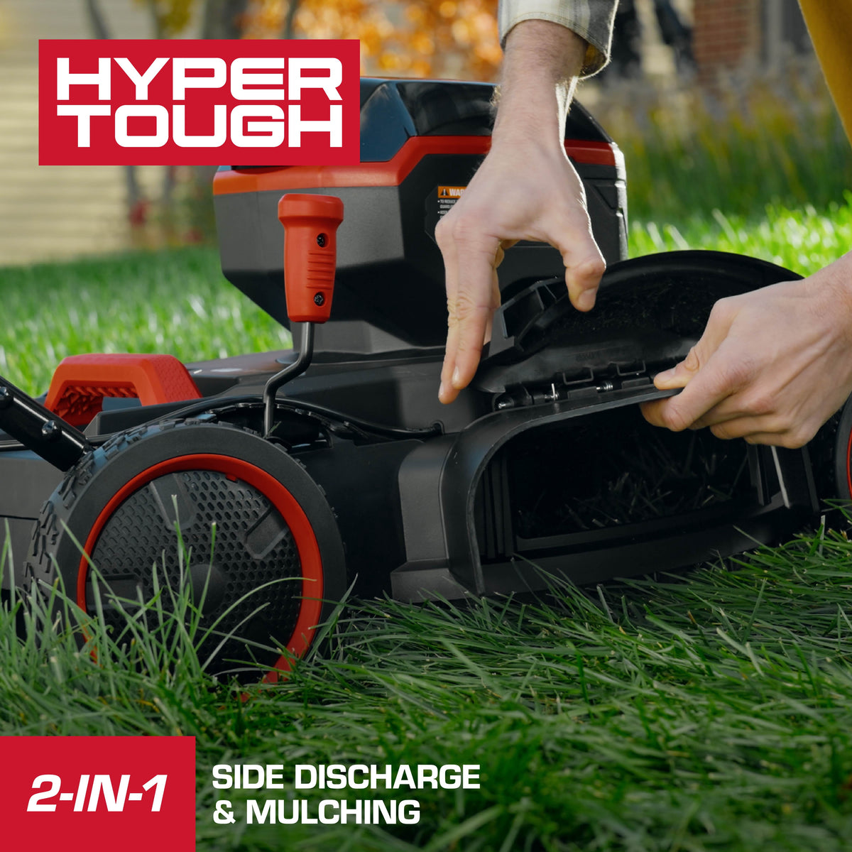 Hyper Tough 2X20V 18-inch Side-Discharge Lawn Mower - image 6 of 6