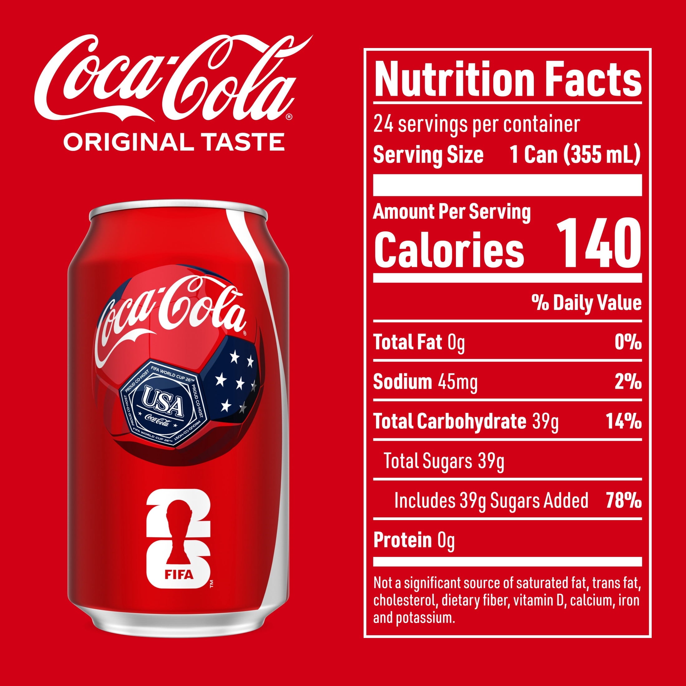 Coca-Cola Soda Pop Cans, 12 fl oz, 24 Pack — coffee and drinks product, view 6