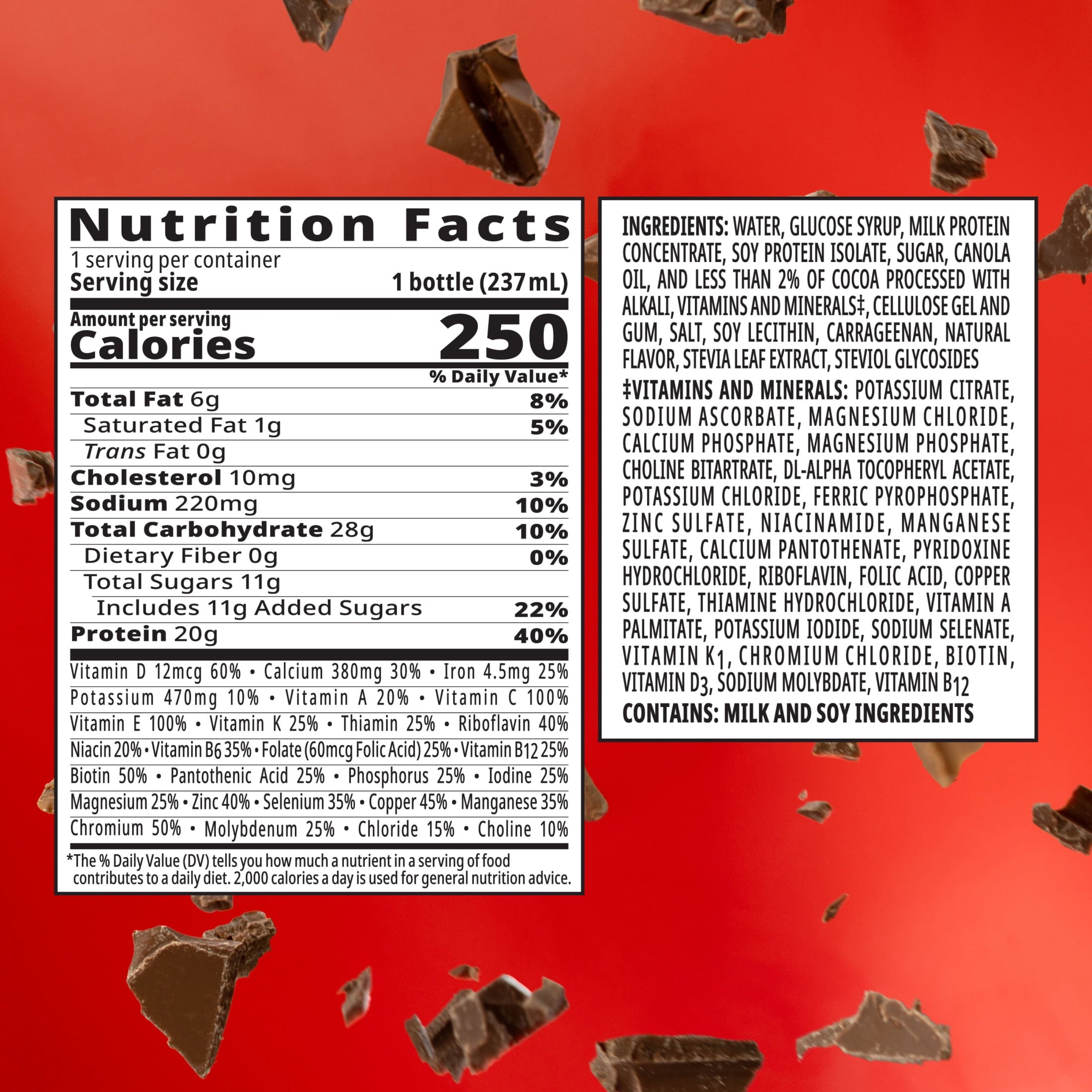 BOOST 20g High Protein Nutritional Drink Shakes, Rich Chocolate, 8 fl oz, 15 Pack — sports nutrition product, view 7
