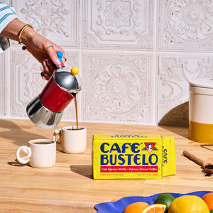 Cafe Bustelo, Espresso Style Dark Roast Ground Coffee, Vacuum Packed 10 oz Brick — coffee and drinks product, view 3