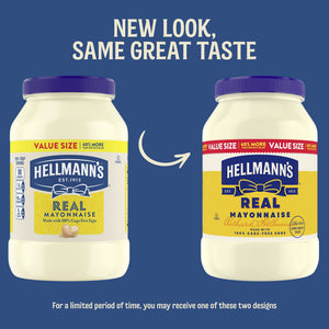Hellmann's Real Mayonnaise, Sandwich Spread Condiments, 48 oz Jar — grocery product, view 2