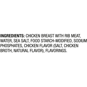 Great Value Chunk Chicken Breast, Fully Cooked, 12.5 oz Can, 4 Pack — grocery product, view 3