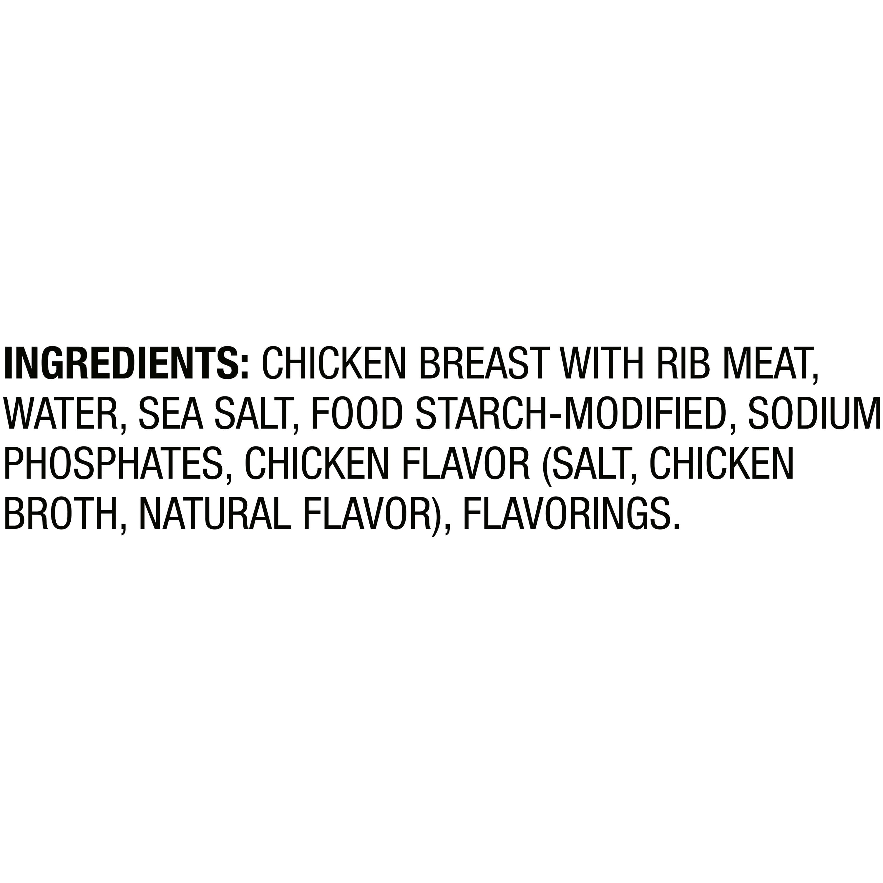 Great Value Chunk Chicken Breast, Fully Cooked, 12.5 oz Can, 4 Pack — grocery product, view 3