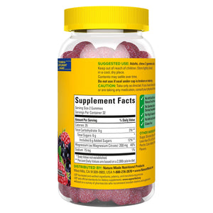 Nature Made High Absorption Magnesium Citrate 200 mg per Serving Gummies, 64 Count — supplement pack, view 9