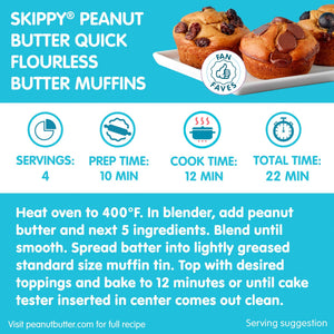 SKIPPY SUPER CHUNK Peanut Butter, 7 g Protein Per Serving, Shelf-Stable, 40 oz Plastic Jar — grocery product, view 2