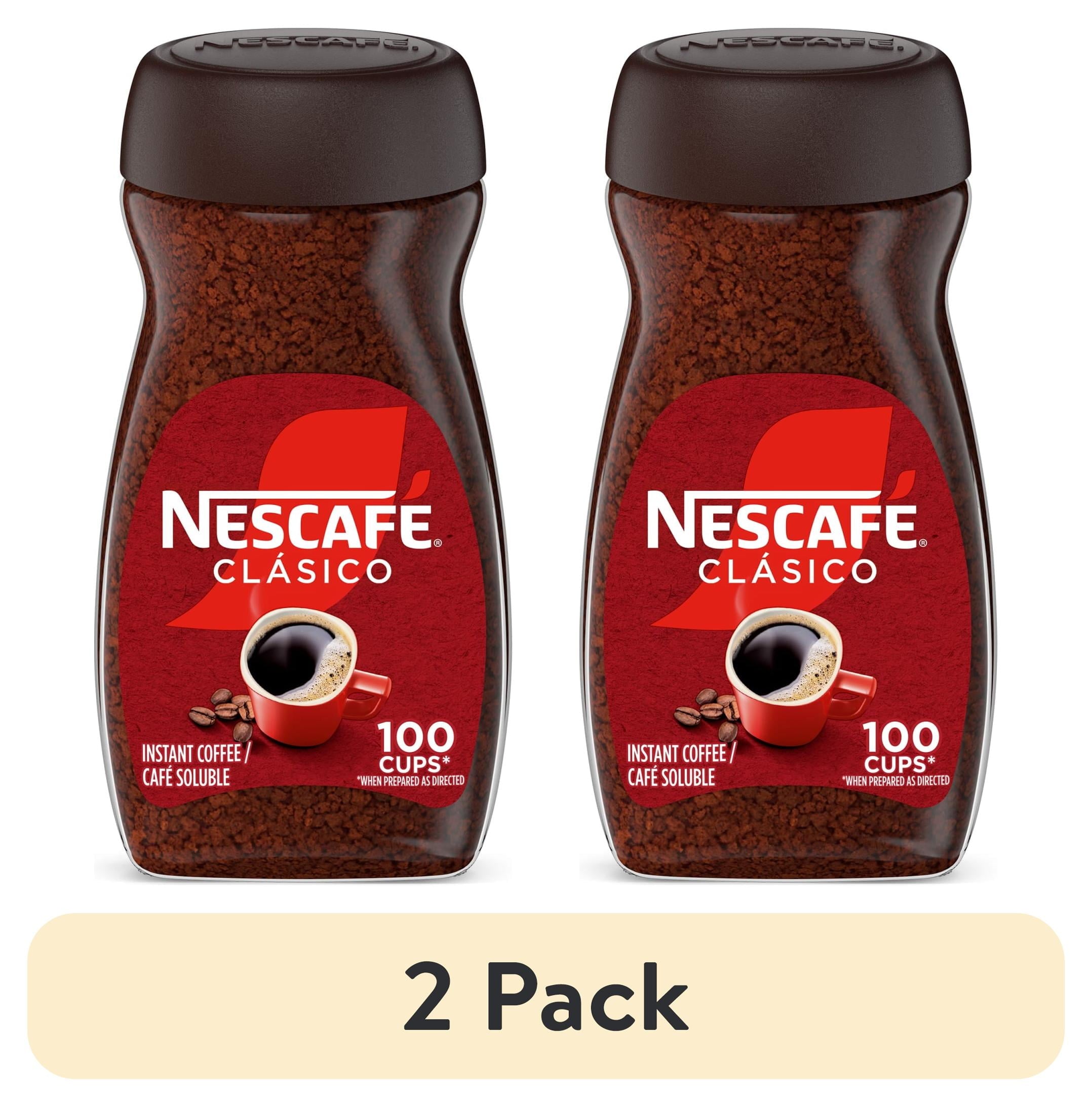 (2 pack) NESCAFÉ CLÁSICO Dark Roast Coffee, Instant Coffee, 7 oz, 1 Jar — coffee and drinks product