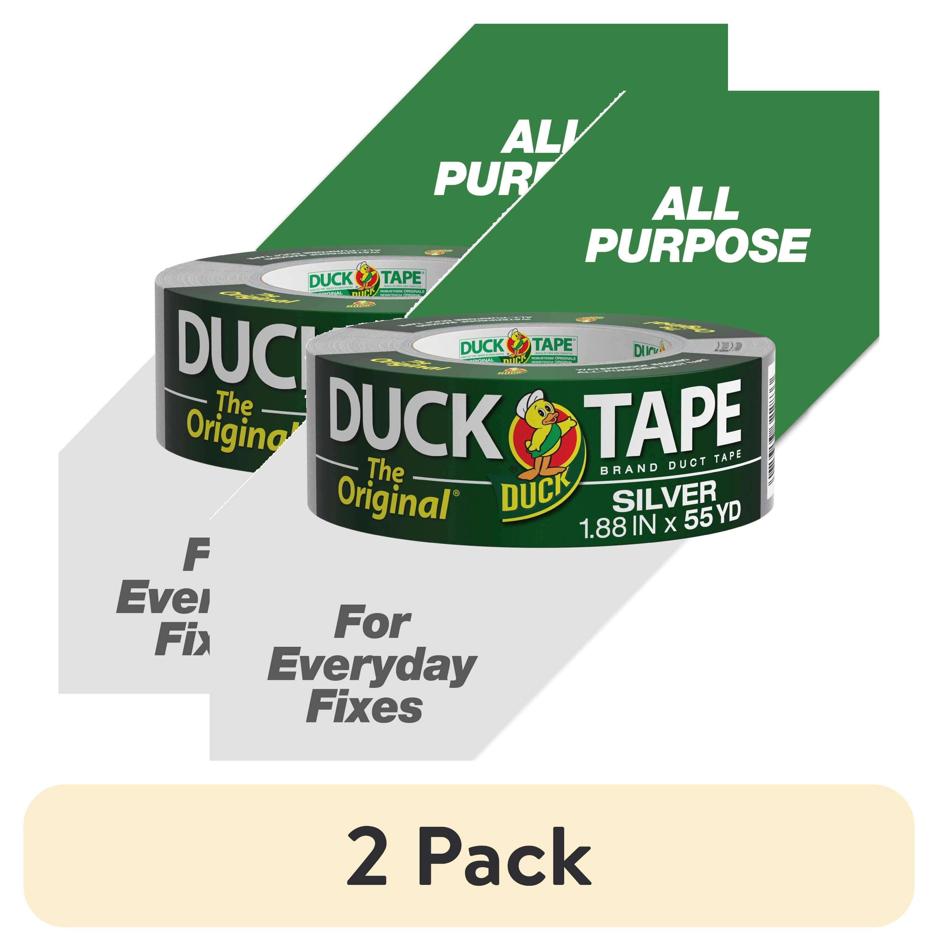 (2 pack) The Original Duck Tape Brand Duct Tape, 1.88 in. x 55 yd., Silver — home and garden product