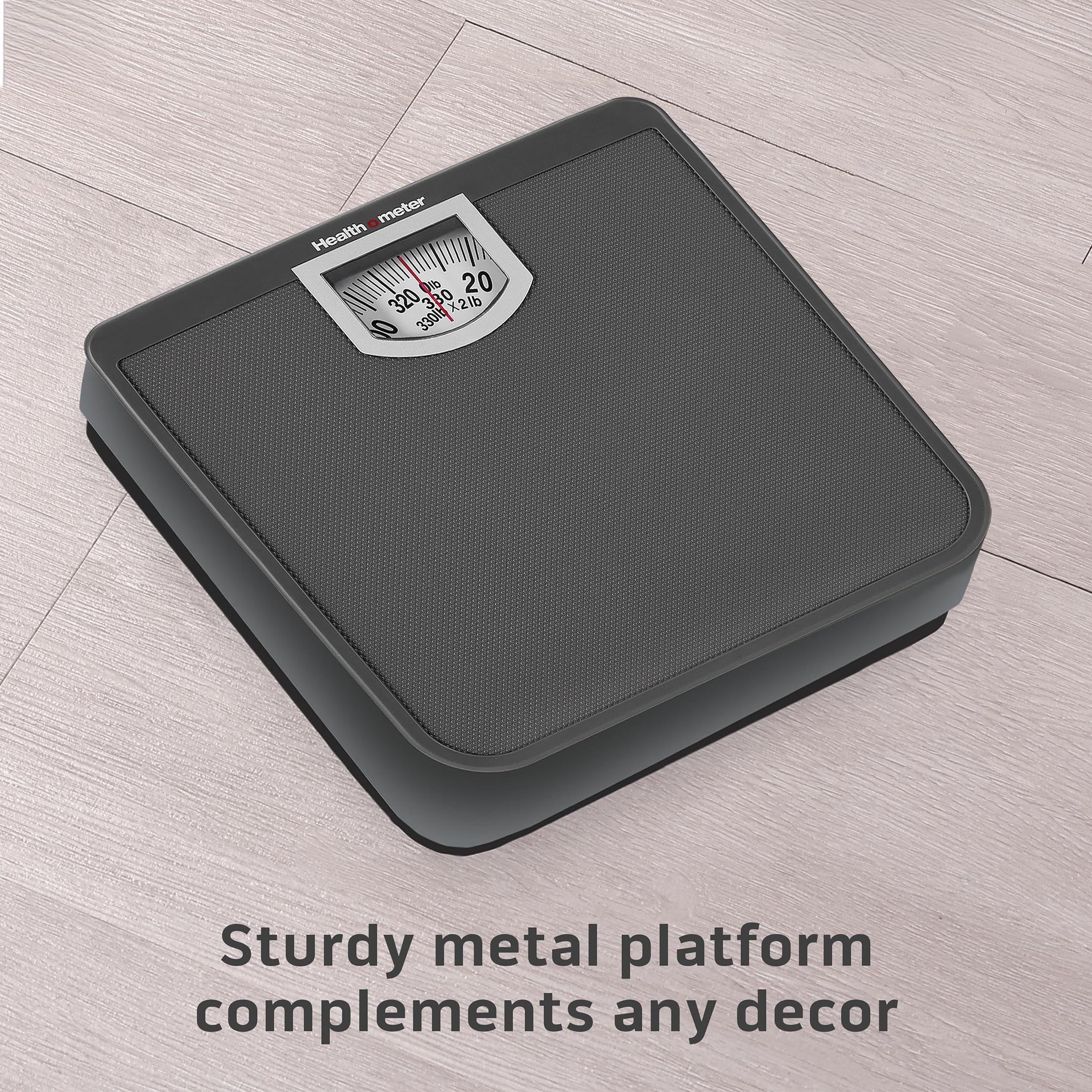 Health o meter Compact Dial Bathroom Scale, 330 lb. Capacity — health and personal care product, view 6