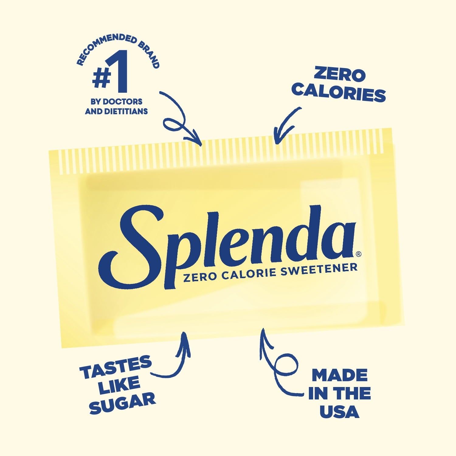 Splenda Zero Calorie Sweetener, Sugar Substitute Packets, 700 Count, Cardboard Box — grocery product, view 4