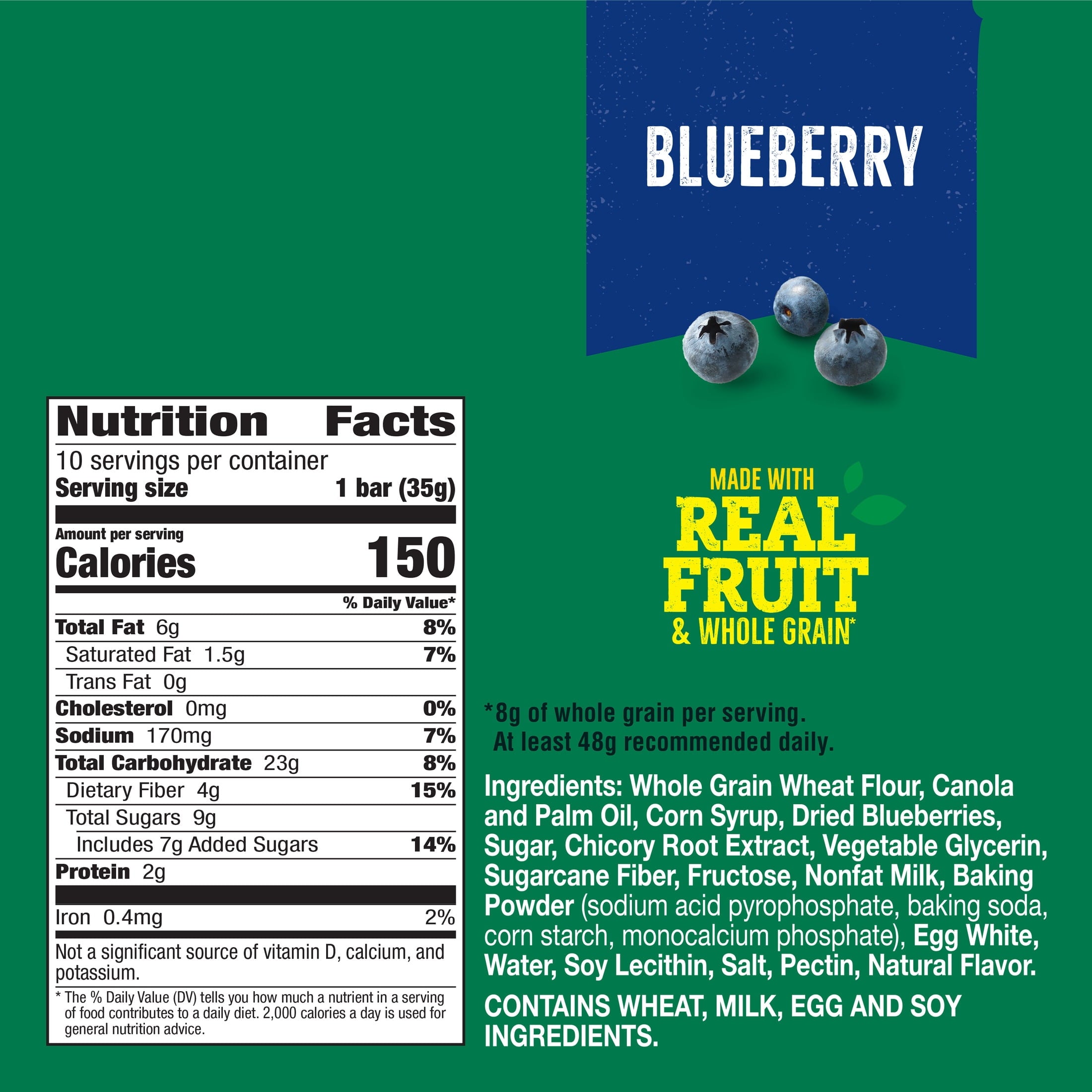 Nature Valley Soft Baked Muffin Bars, Blueberry, Snack Bars, 10 Bars, 12.4 oz — grocery product, view 8