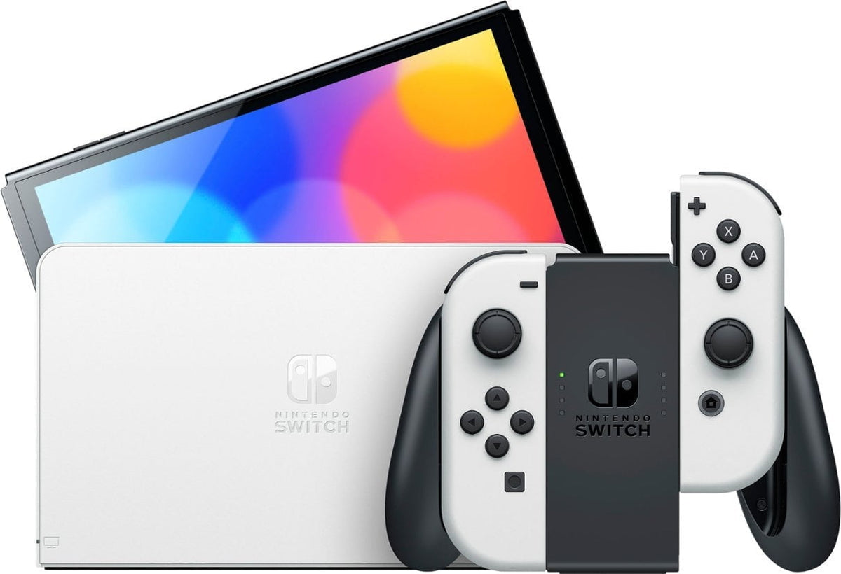 Nintendo Switch OLED Model Video Game Console with White Joy-Con - image 2 of 6