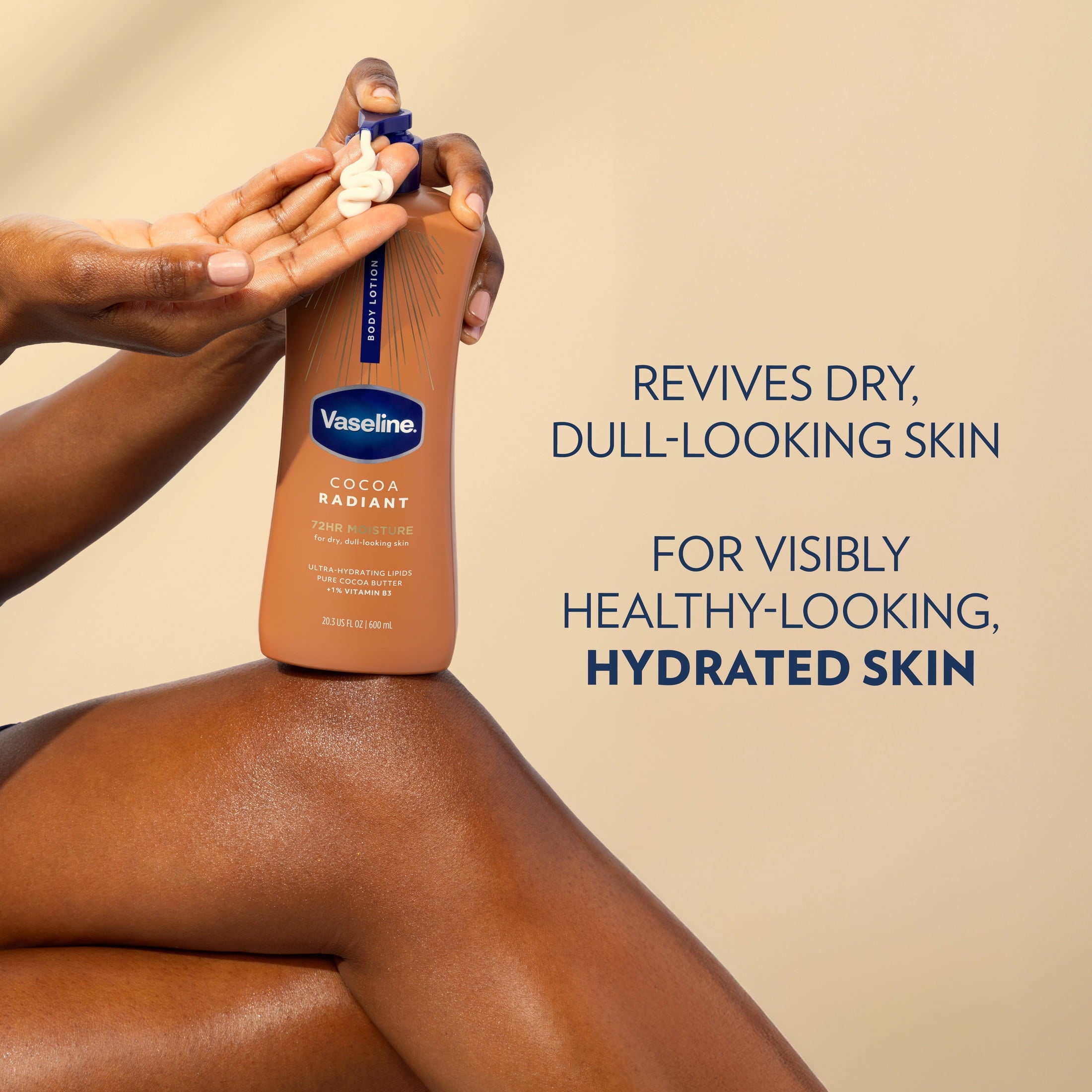 Vaseline Cocoa Radiant Body Lotion Cocoa for Dry Skin Cocoa Radiant Lotion Made — health and personal care product, view 7