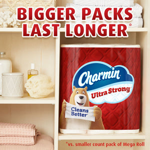 Charmin Ultra Strong Toilet Paper 30 Mega Rolls, 220 Sheets Per Roll — health and personal care product, view 10