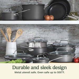 Cuisinart Chefâ€™s Classic Nonstick Hard Anodized Cookware Set - image 2 of 6