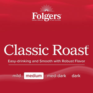 Folgers Classic Roast, Medium Roast Coffee, Keurig K Cup Pods, 48 Count Box — coffee and drinks product, view 11