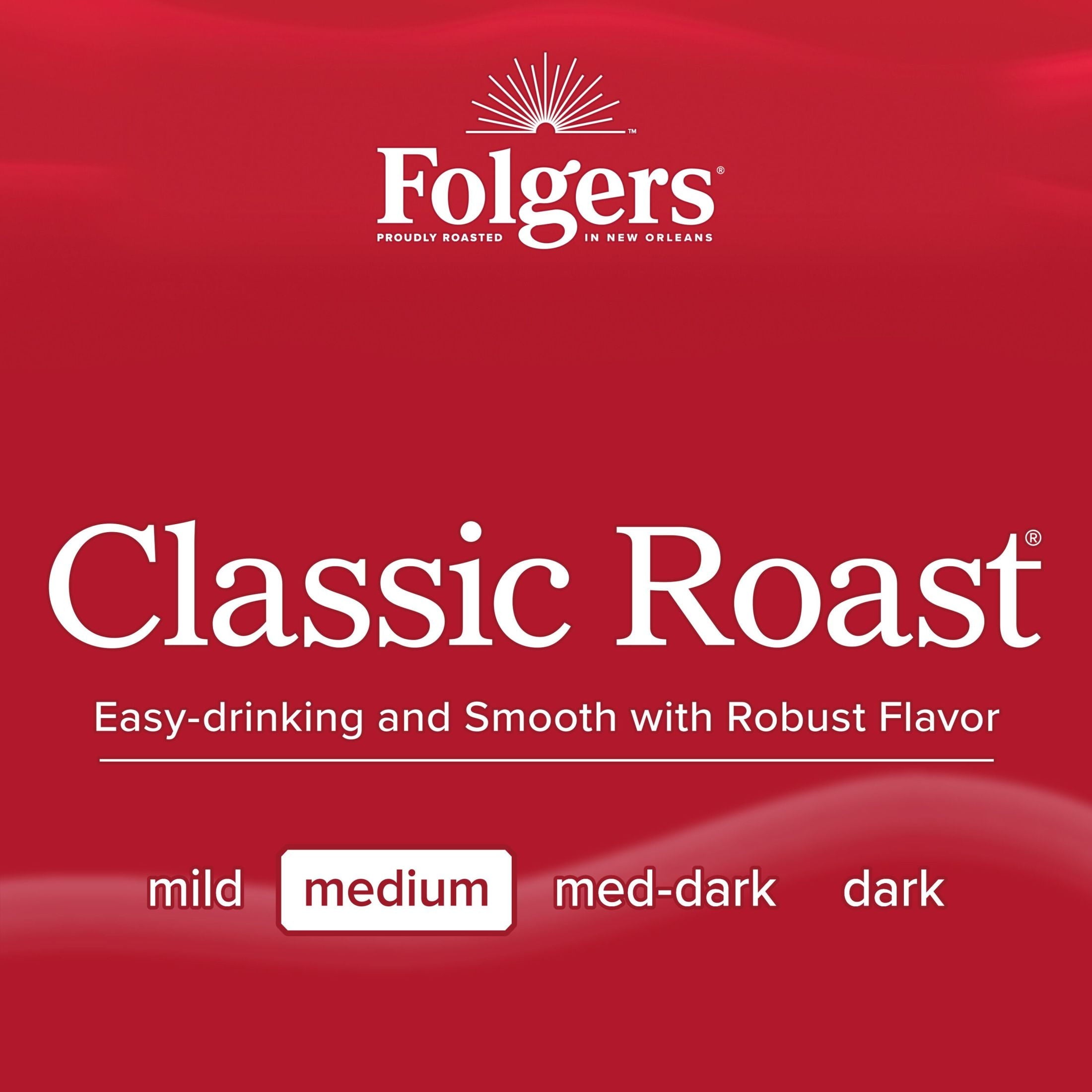 Folgers Coffee Singles Classic Roast Coffee Bags, 38 Count — coffee and drinks product, view 11