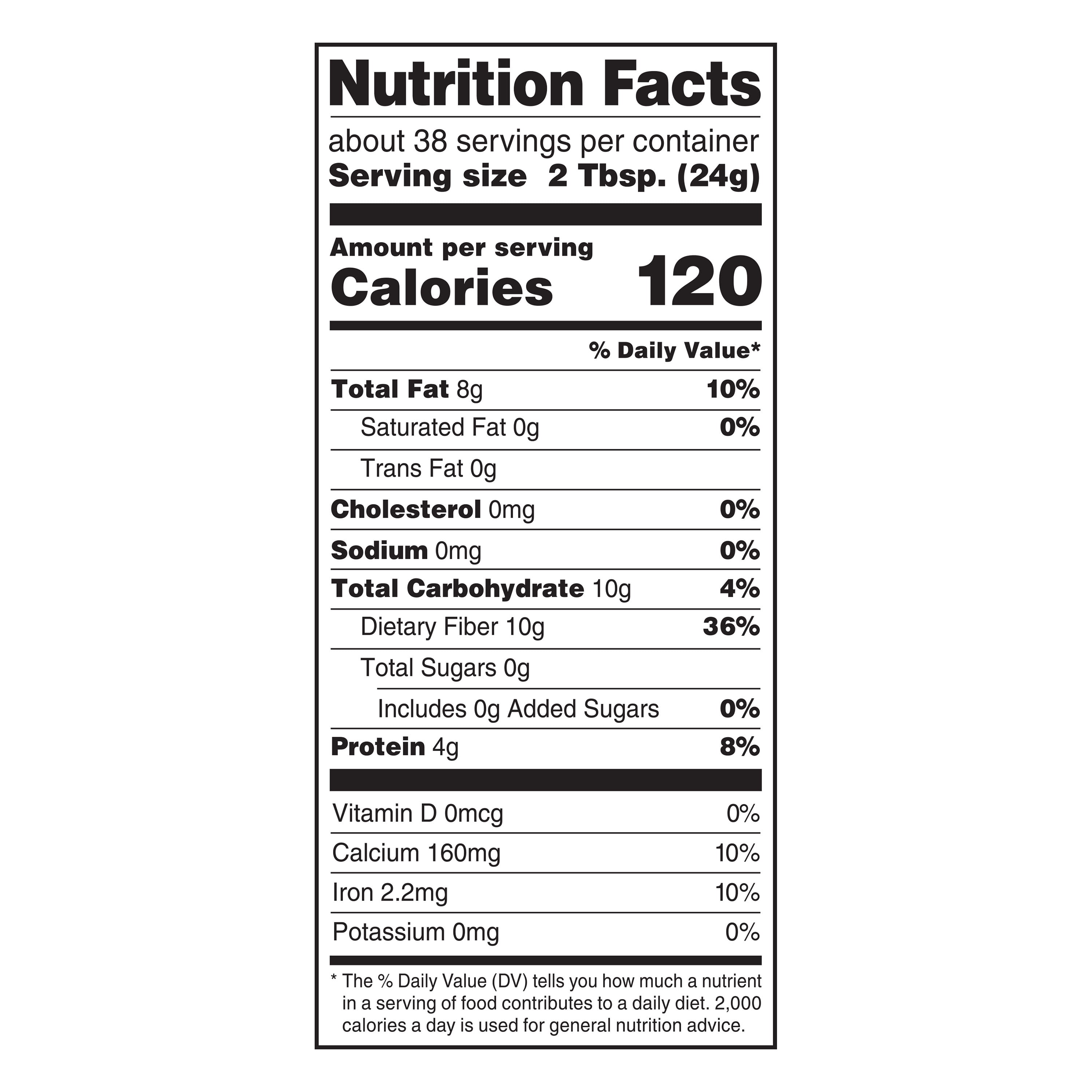 Great Value Organic Chia Seeds, 32 oz — grocery product, view 3