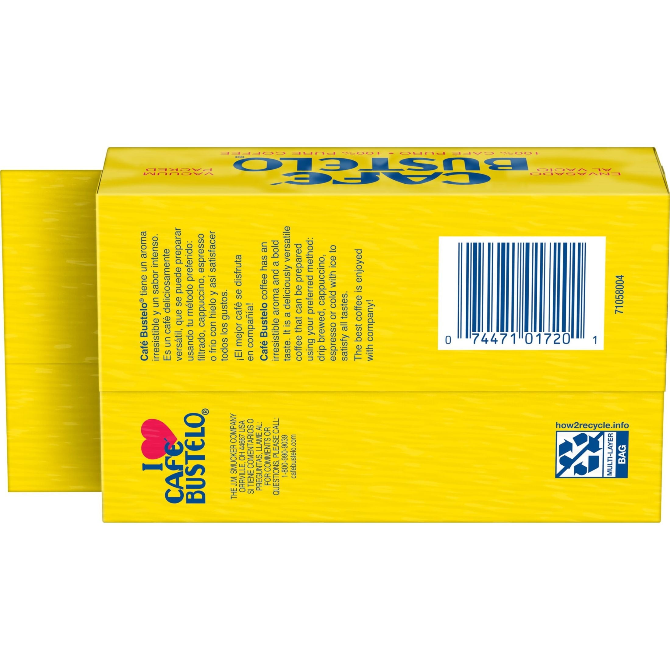 (12 pack) Cafe Bustelo, Espresso Style Dark Roast Ground Coffee — coffee and drinks product, view 8