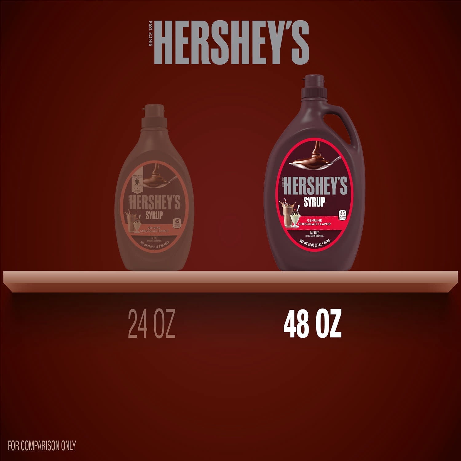 Hershey's Chocolate Flavored Syrup, Bulk Bottle 48 oz — coffee and drinks product, view 7