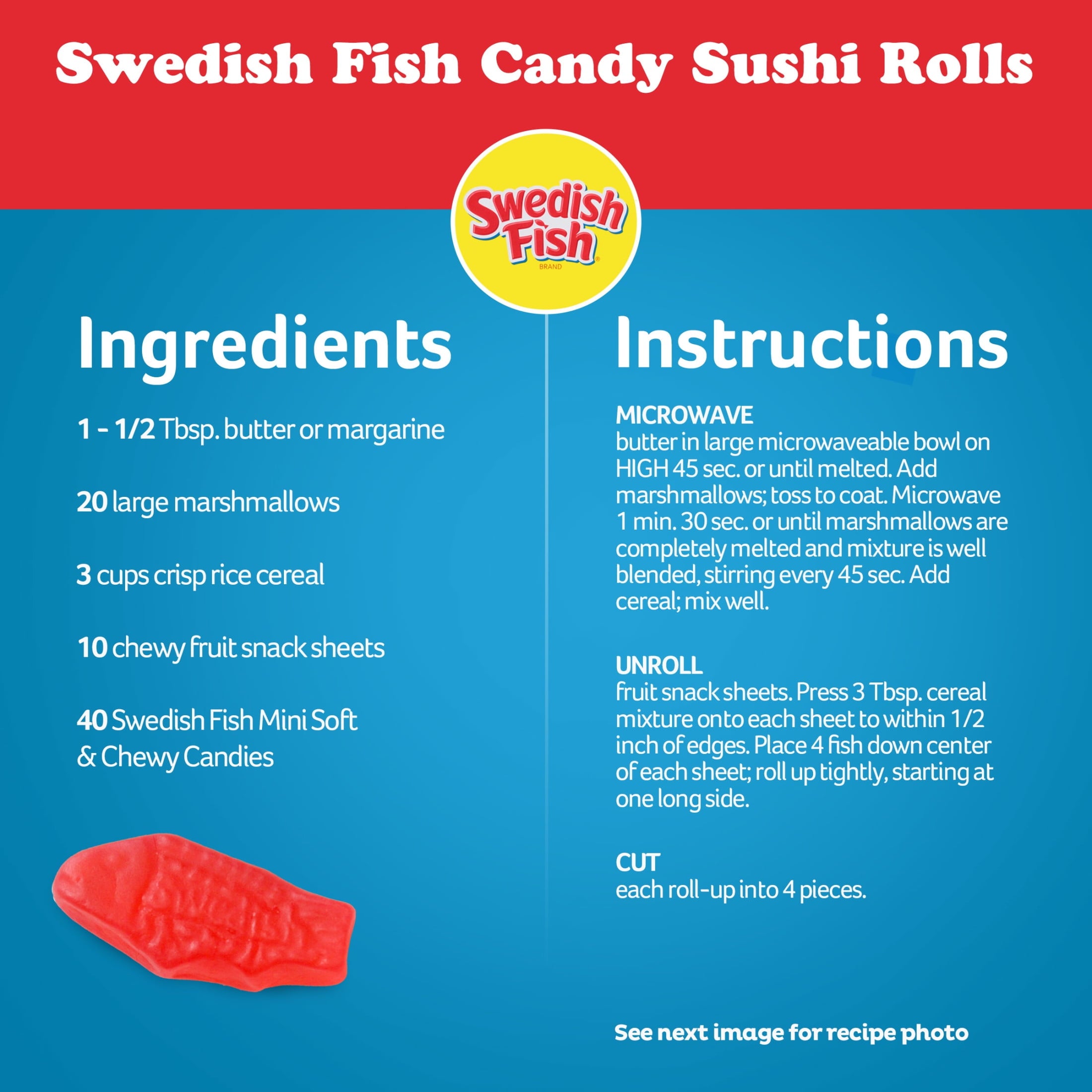 SWEDISH FISH Mini Soft & Chewy Gummy Candy, Family Size, Bulk Candy, 1.8 lb — grocery product, view 10