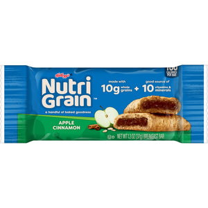 Kellogg's Nutri-Grain Apple Cinnamon Chewy Breakfast Bars, Made with 10g Whole Grains, 20.8 oz — grocery product, view 13