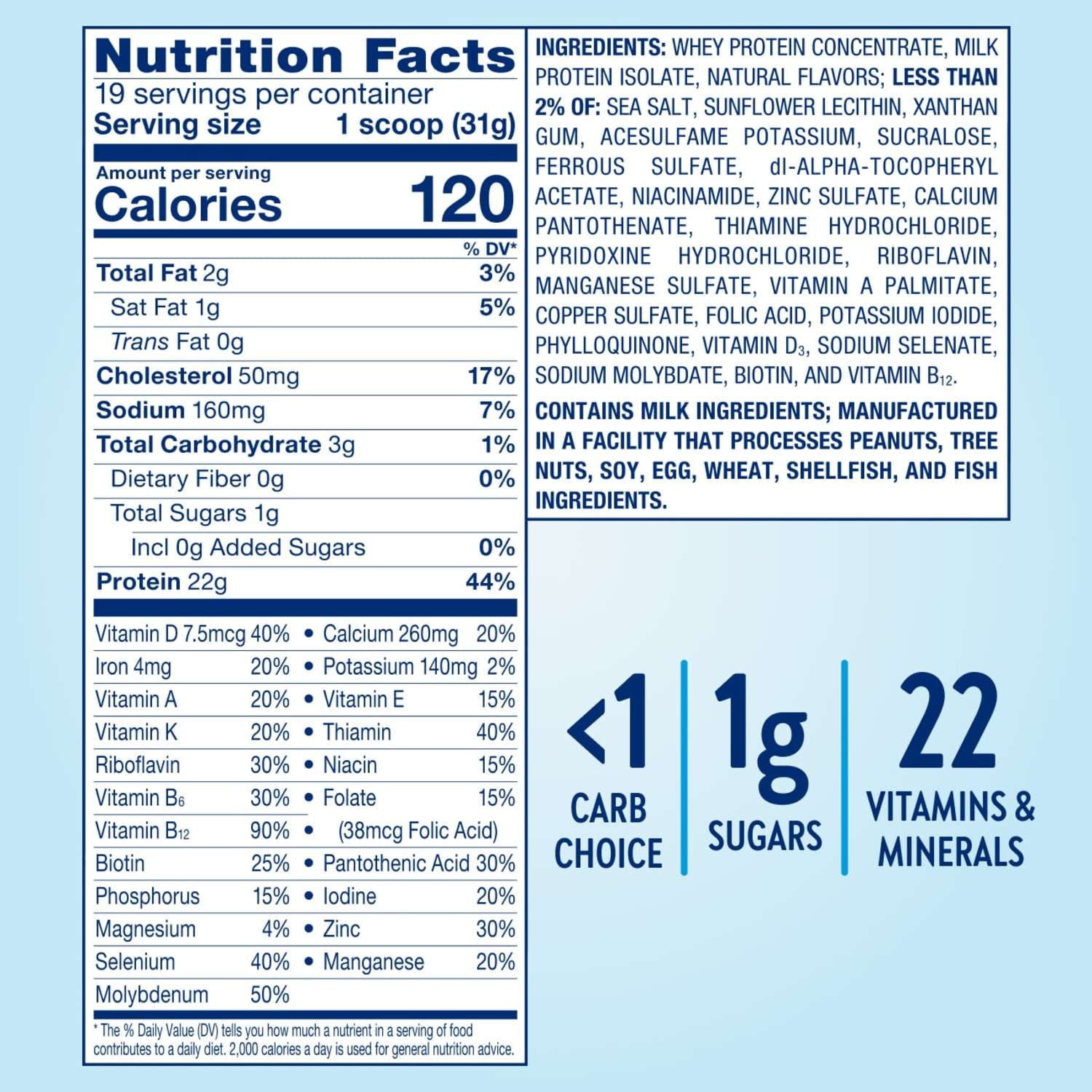 Glucerna Hunger Smart Diabetes Care Powder, Classic Vanilla, 22.3 Oz — sports nutrition product, view 6