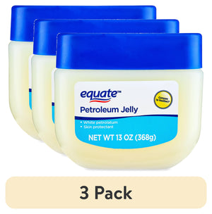 (3 pack) Equate Petroleum Jelly, Skin Protectant, 13 oz, Compare to Vaseline® — health and personal care product