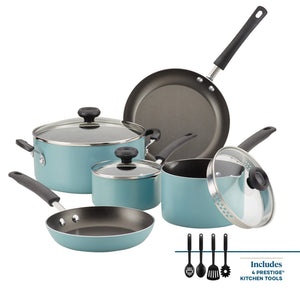 (3 pack) Farberware Easy Clean 12-Piece Nonstick Cookware Set with Cooking Tools